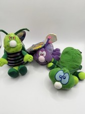 90  s Vintage Silly Slammers Bug Bean Bag Plush 6  w/ Working Sounds NWT