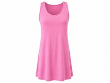 Free People FP Beach Pink Sleeveless Tank Dress Sz M Soft Stretch Casual Mini
