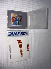 Mega Man II 2 Nintendo Game Boy 1991 Authentic Gameboy TESTED w/ Case and Manual