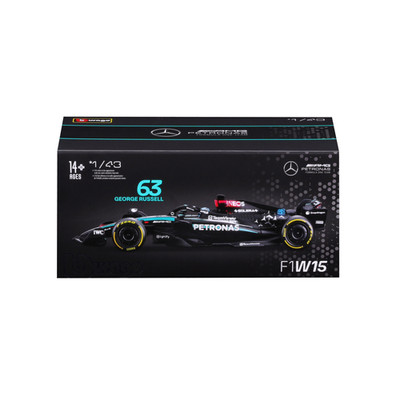 MERCEDES AMG F1 W15 E PERFORMANCE #63 RUSSELL F1 (2024) 1/43 BY BBURAGO 38209 GR