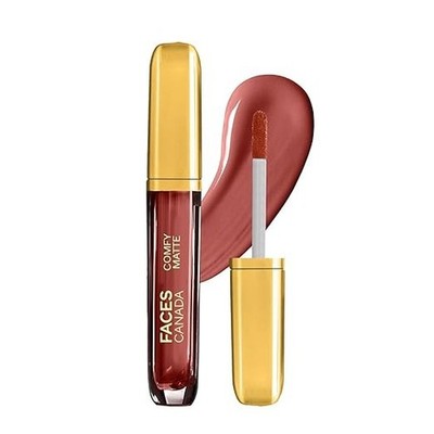 FACES CANADA Comfy Matte Liquid Lipstick - For The Win 08, 3.8 ml | Comfortable 