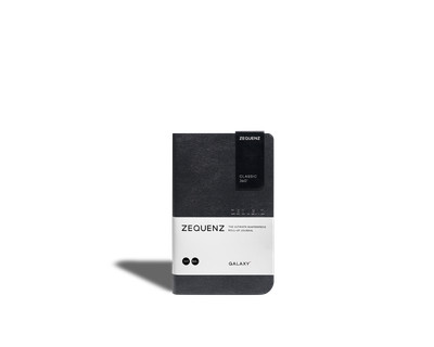Zequenz Notizbuch Galaxy A6  Anthrazit128 Blatt 70 GSM blanko liniert kariert