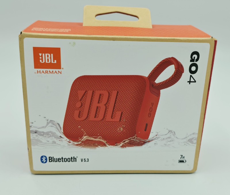 JBL - Go 4 Portable Bluetooth Speaker  - (Red Edition) Brand New Sealed