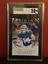 2025 Panini Origins Cam Skattebo #123 SGC 10 RC Giants Rookie Card