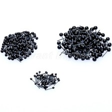 DIY Craft Black Glass Eyes For Needle Felting Cute Bear Dolls Tool 150 Pairs