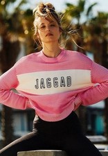Jaggad Pink Crewneck Sweatshirt Women  s Size Small Athletic Jumper Activewear