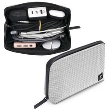 Cord Organizer Travel Small Tech Bag Pouch Case for Cords, Charger, Hard Driv...