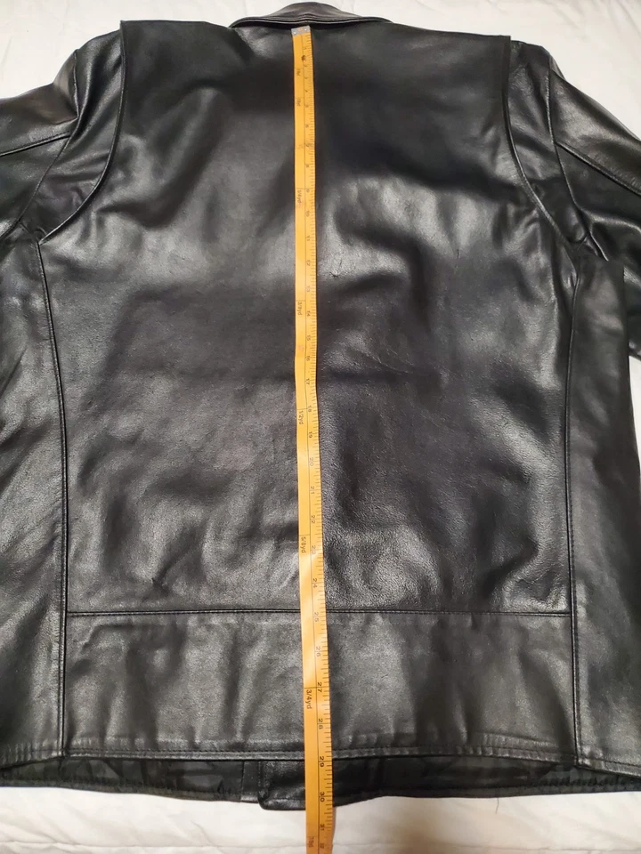Vintage Biker Jacket Men's Extra Tall - Image 2 of 4