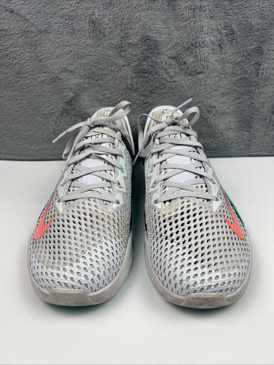 Nike Metcon 6 FlyEase Shoes Mens Running Grey Oracle Aqua  display picture 2