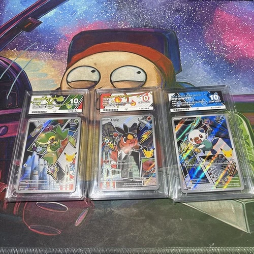 First Partner Illustration Unova Gen 5 ACE 10 SET