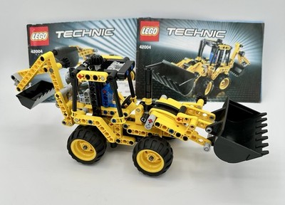LEGO Technic 42004 Mini Backhoe Loader Complete used built with instructions