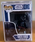 Funko Pop Star Wars #01 Darth Vader Blue Box Vaulted Vinyl Bobblehead Hard Case