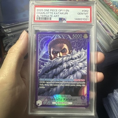 One Piece Charlotte Katakuri Op11-62 Alt Art Psa 10