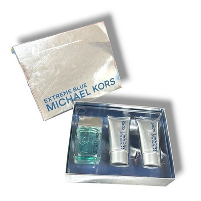 *Michael Kors Extreme Blue Men's Fragrance 3-Piece Gift Set -New In Box