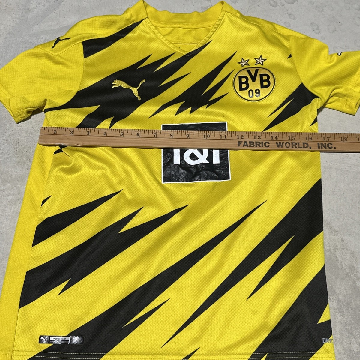 Borussia Dortmund 2020/2021 Home Puma Jersey BVB 09 SZ L Yellow