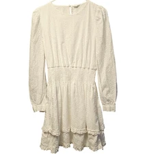 Splendid x Cella Jane Eyelet Tiered Cottagecore Dress