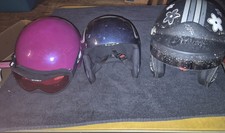Uvex, BRP, Red Winter Sports Helmets Lot of 3...