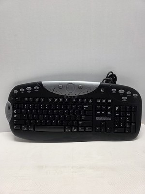 Logitech Elite Wired Keyboard Multimedia iTouch USB Black Model Y-BF38 Tested