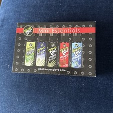 gloveglu Mini Essentials Goalkeeper Glove Care Gift Set, One Size, Black 