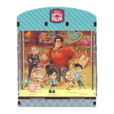 Yanoman HAKOBEYA Disney Wreck-It Ralph LED Diorama Kit New JP