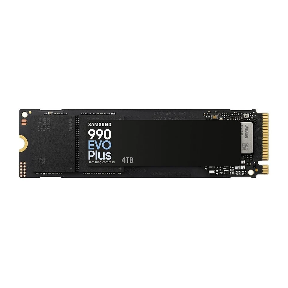 Samsung 990 EVO Plus 4TB M.2 NVMe Internal SSD - Black (MZ-V9S4T0B/AM) ⚡ Sealed - Image 2 of 3