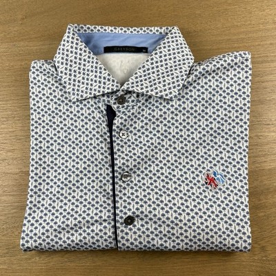 Greyson x Frederica Golf Club Polo Shirt Men s M Performance Stretch