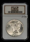 1927-D $1 Silver Peace Dollar - Frosty Key Date - NGC MS 64 - SKU-B5790