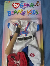 Ty Gear for Beanie Kids Baseball Outfit Clothes Beanie Babies Dolls - NEW