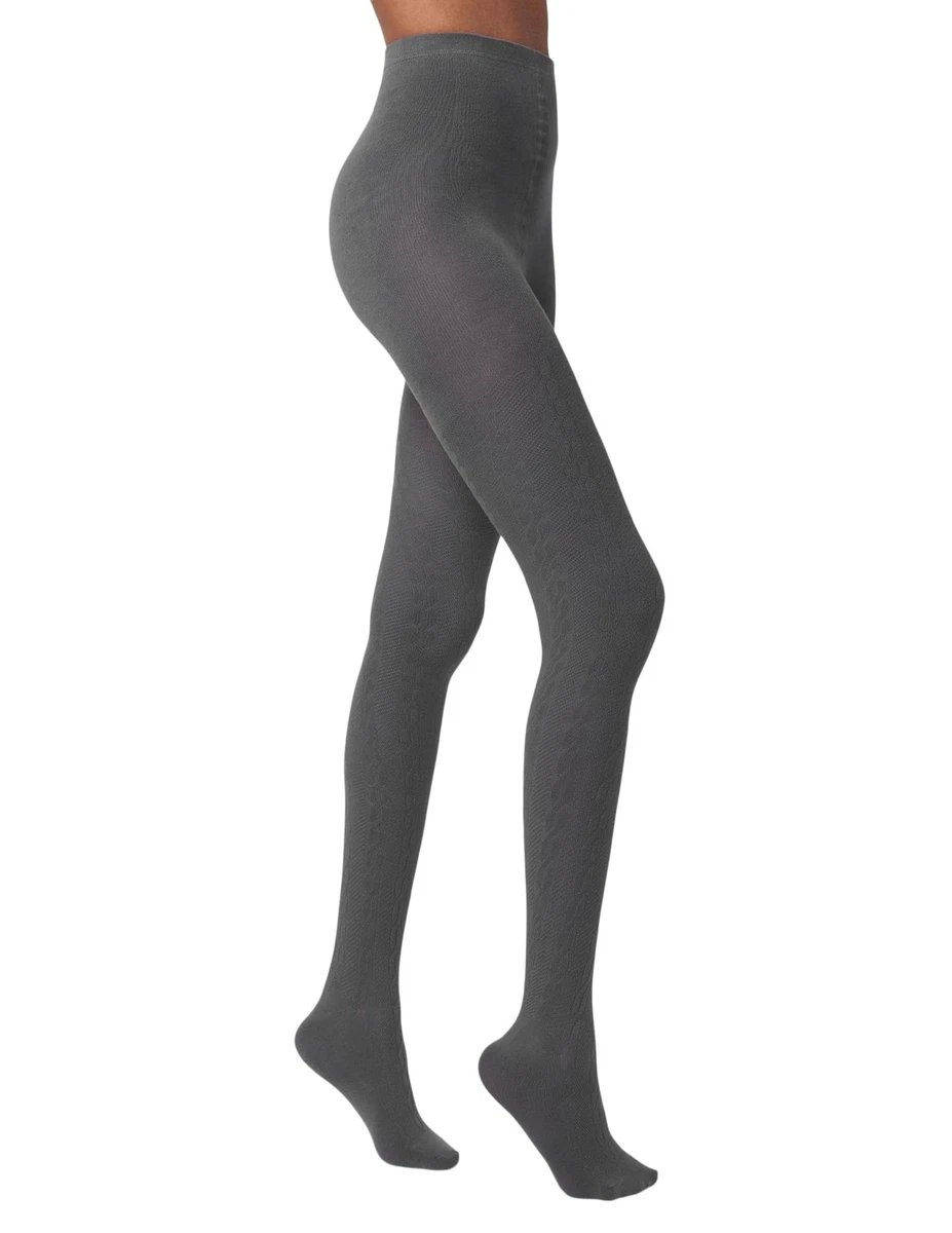 Cable Knit Tights In Women's Pantyhose & Tights for sale - eBay