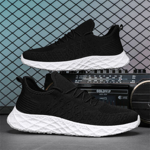 Men's Running Shoes Breathable Soft Sole Lightweight Shock Absorbing Sneaker - Picture 1 of 10