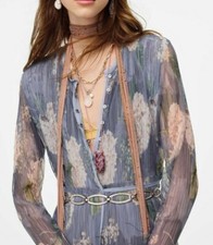 ZARA LIMITED EDITION CHAIN LINK BELT WITH RHINESTONE DETAIL REF.1856/108