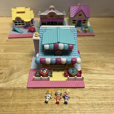Polly Pocket Pizzeria Shop 1993 Bluebird Lights Up Toy Shop , Pet