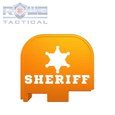 Rowe Tactical Rear Slide Cover Plate for Glock G43 G43x G48 - Copper - SHERIFF