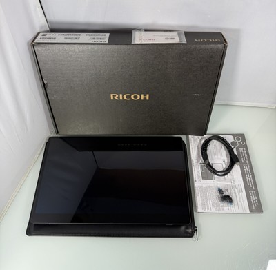 Ricoh Portable Monitor 150 Wired Touchscreen 15.6  OLED 1ms Full HD Monitor, NEW