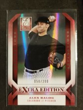 2013 Panini ALEX BALOG diecut red refractor 050/200 card # 24
