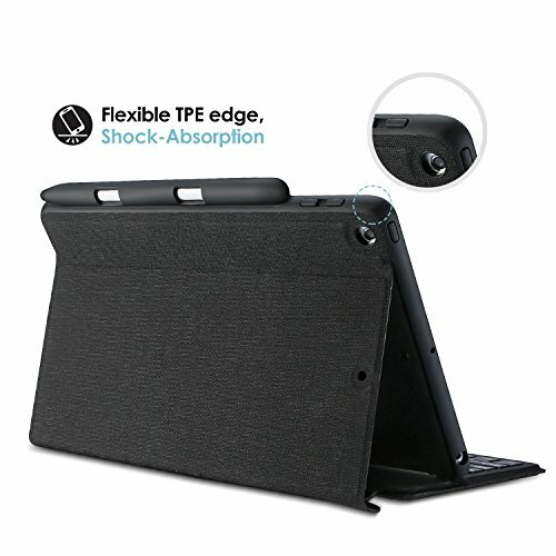 iPad Air 2019 Keyboard Case with Built-in Apple Pencil Holder Slim