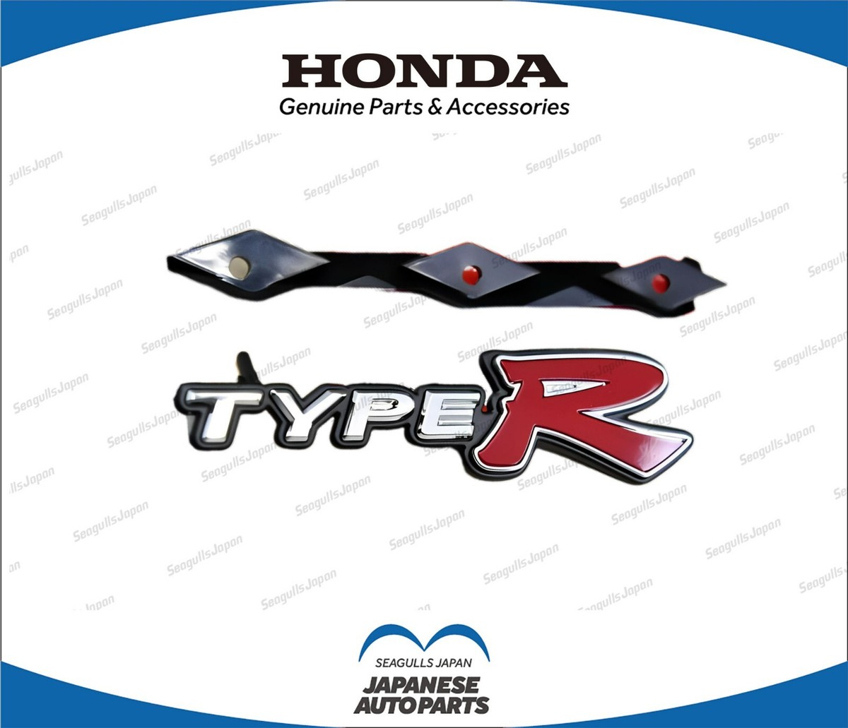 Honda Civic EP Type-R Red F & R Badge Emblem SET 75732-S5T-E11 E01