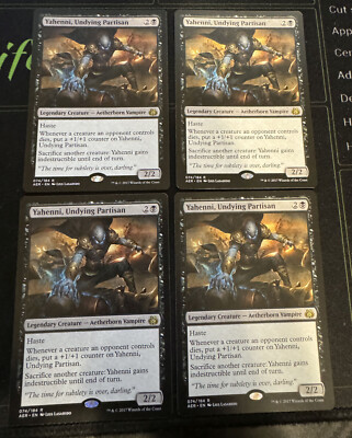Yahenni, Undying Partisan x4 Aether Revolt Magic the Gathering MTG