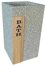 Sandstone Collection Bath Series Toothbrush Rinsing Tumbler Cup Bathroom Stone