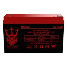 6V 12AH F2 Replacement Streamlight Litebox Battery By Neptune Pro Power
