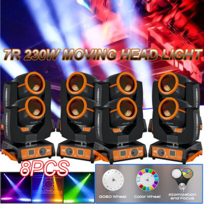 7R 230W Moving Head Light RGBW Stage Lighting LED DMX Beam Disco DJ Bar Lights