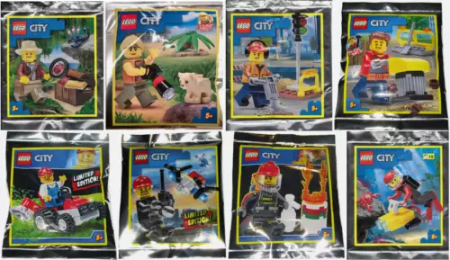 Lego City Themed Minifigure Packs New Factory Sealed - Over 35 Sets You Pick!