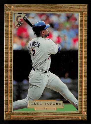 1997 Topps Gallery Greg Vaughn #75 card