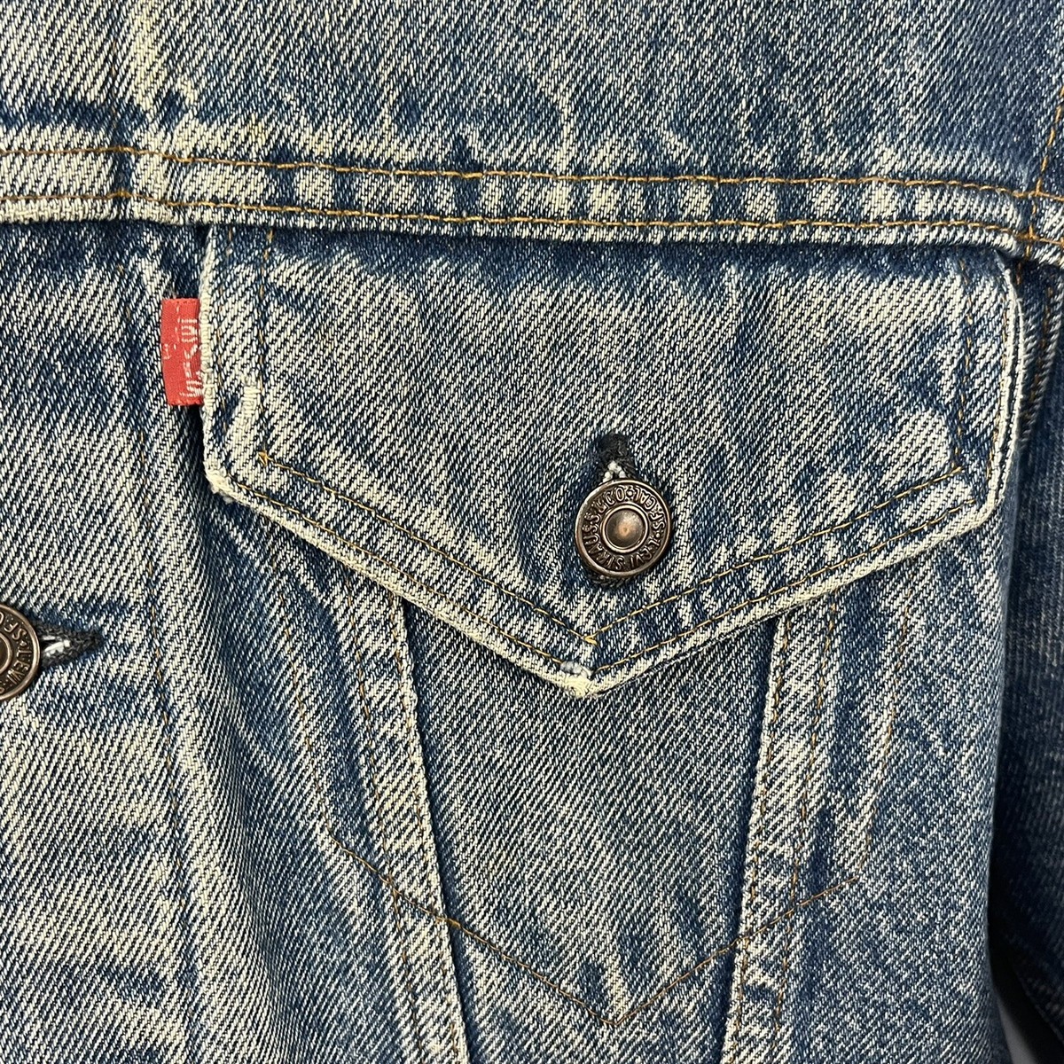 USED Vintage LEVI'S 70505―0317 Blanket Vintage Levi's Big E 70505-0317 Blanket Lined Type III Denim