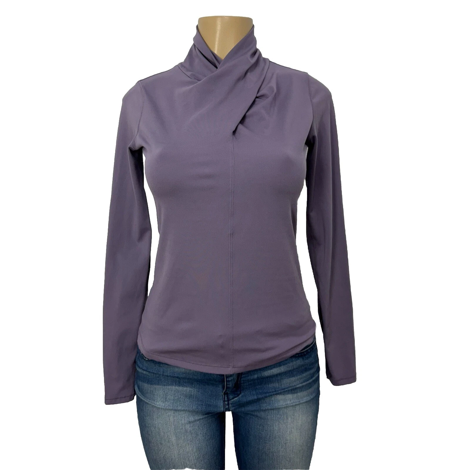 yogalicious pull over casual knit top sweatshirt