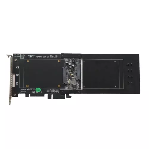 Sonnet Tempo TSATA6-SSD-E2 Dual SSD PCIe Expansion Card With Bracket & Screws