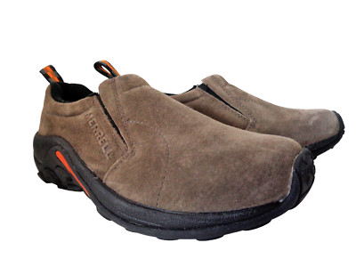 MERRELL Jungle Moc Classic Smoke WMNs US 7M Suede Leather Slip On Casual Shoes