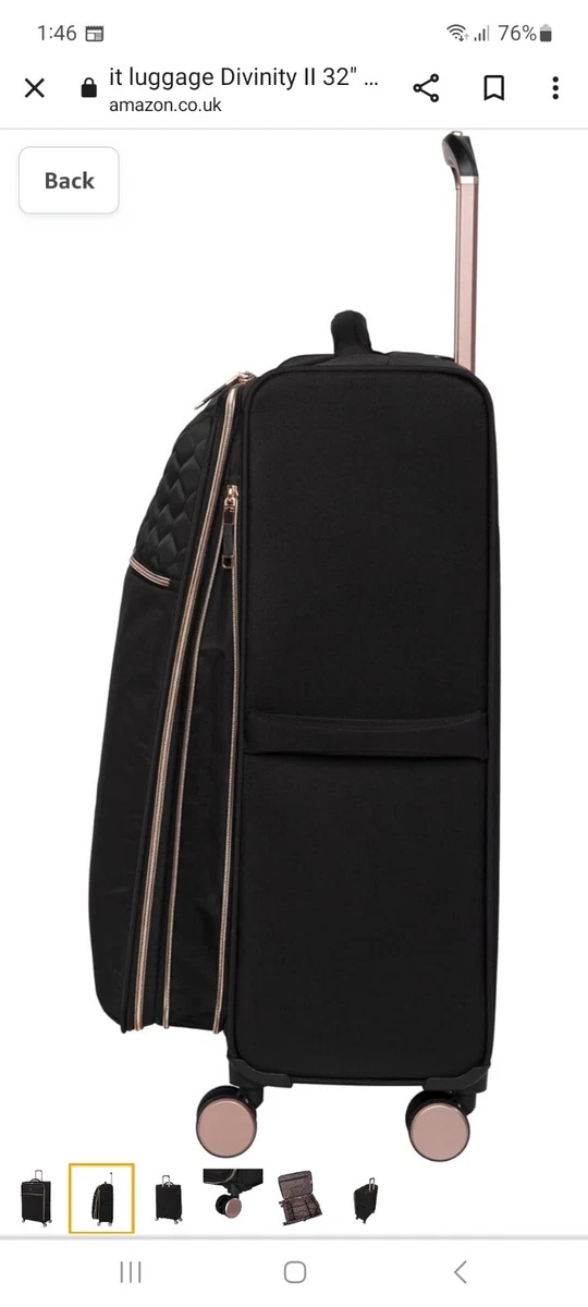 It suitcase black and rose gold new arrivals