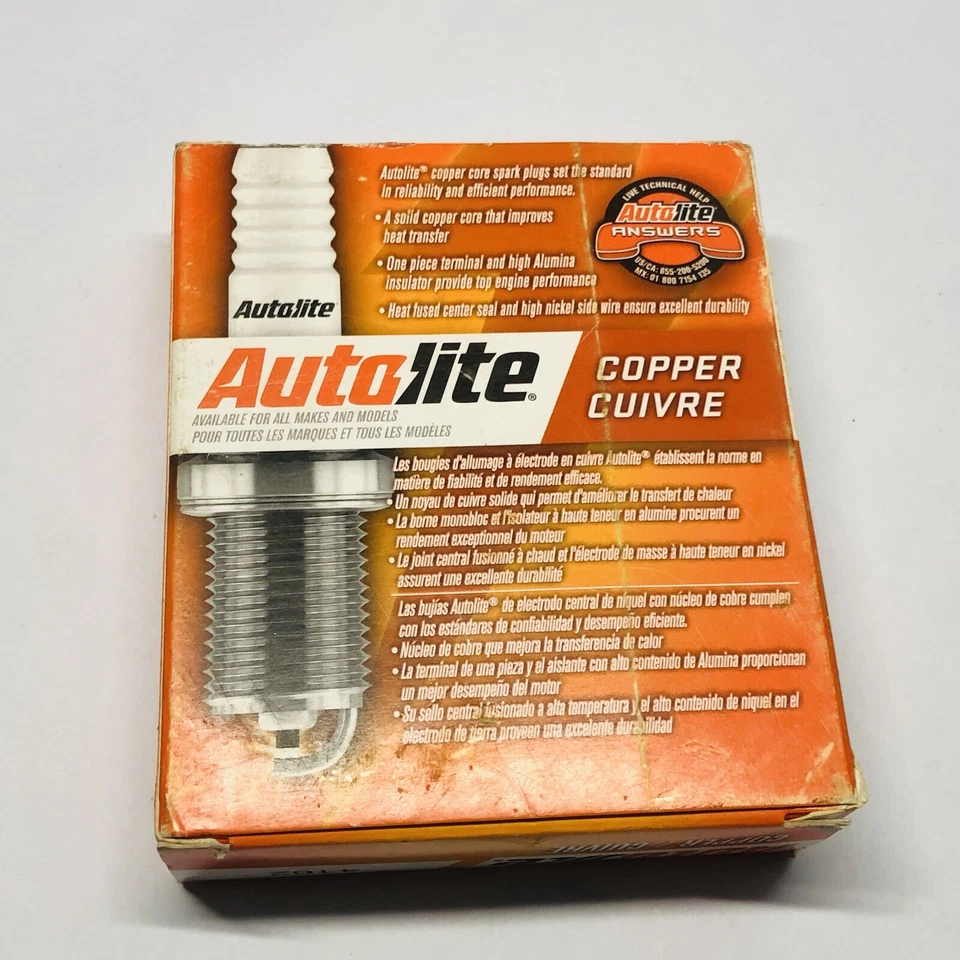 (4 PACK) AUTOLITE COPPER SPARK PLUGS 4162 - Image 2 of 4