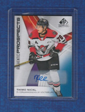 2019-20 SP Game Used CHL Authentic Prospects Auto # 41 Thimo Nickl